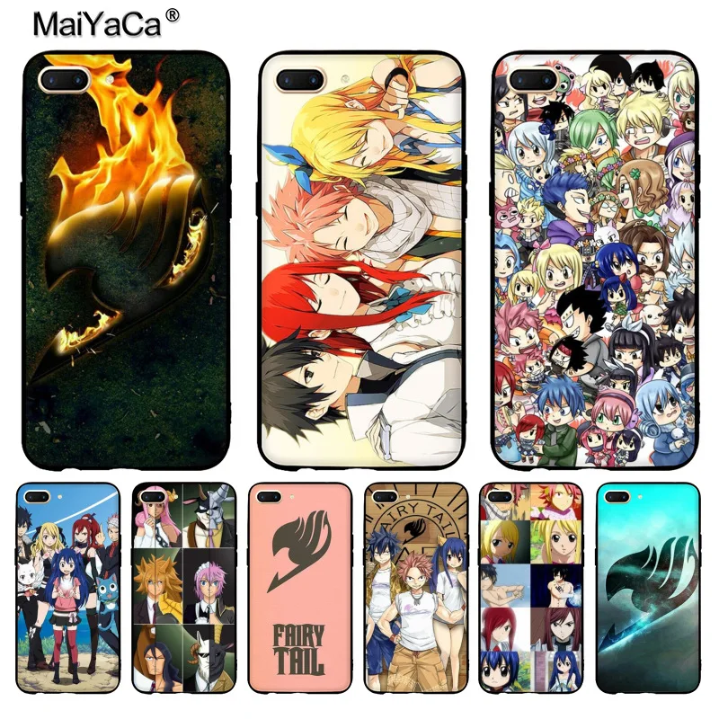 MaiYaCa Manga Fairy Tail Novelty Fundas Phone Case Cover for OPPO R9s R11 R9 R15 casefor vivo X9sPLUS X20plus case | Мобильные