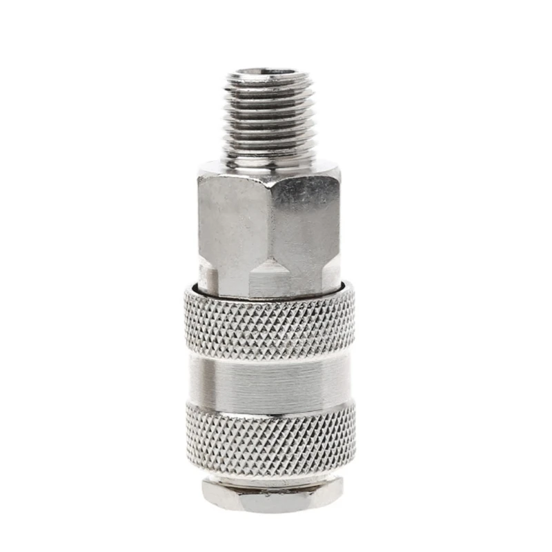 

1 Pc Euro Air Line Hose Connector Fitting Female Quick Release 1/4 Inch BSP Male