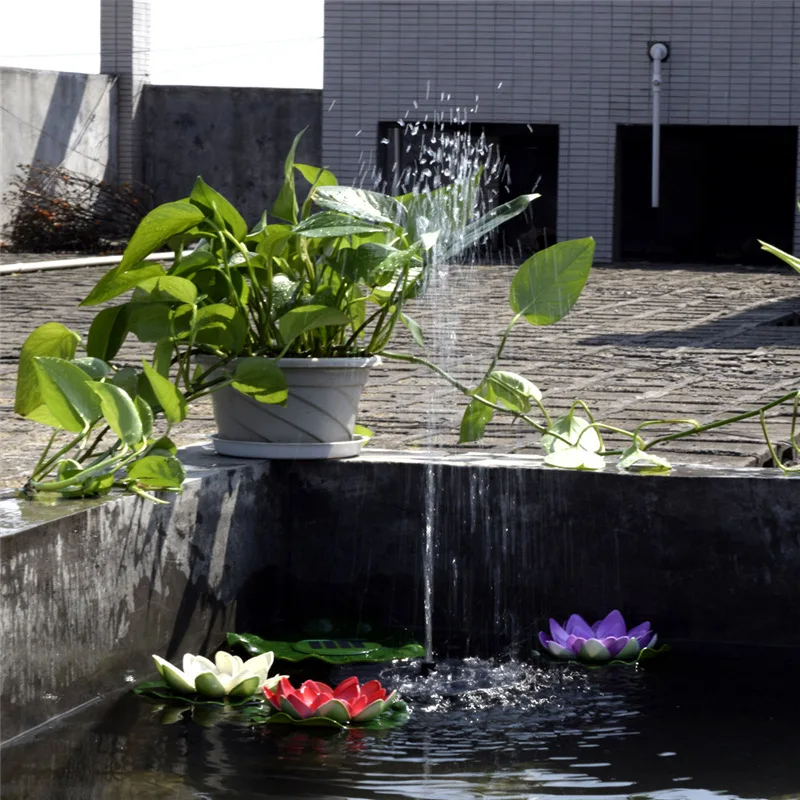 Хоббилан круглый солнечный фонтан плавающий фонтан для украшения сада солнечный фонтеин бассейн Пруд Водопад