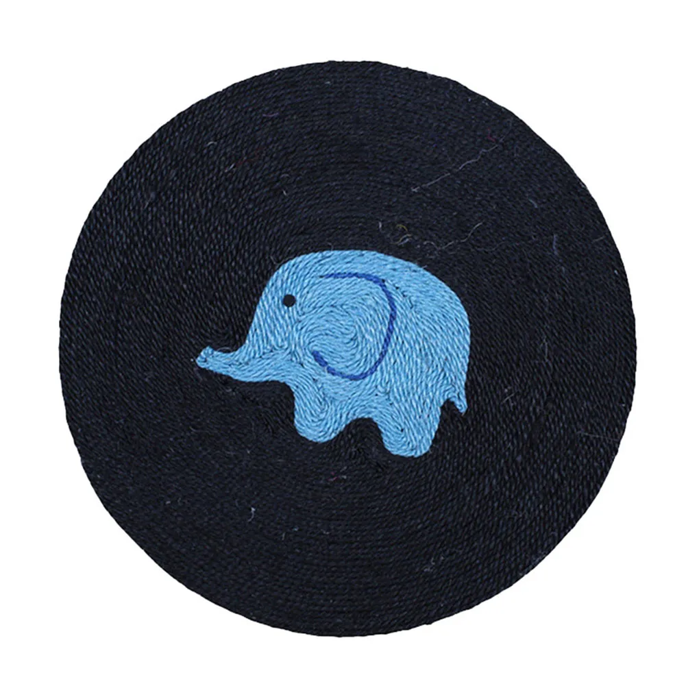Кот котенок царапины Когтеточка одеяло игрушка из сизаля прочный мультяшный любимец поставки LBShipping - Цвет: Elephant