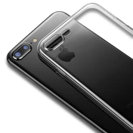 

dower me Clear Silicon Soft TPU Case For 7 7Plus 8 8Plus X XS MAX XR Transparent Phone Case For iPhone 5 5s SE 6 6s 6Plus 6sPlus