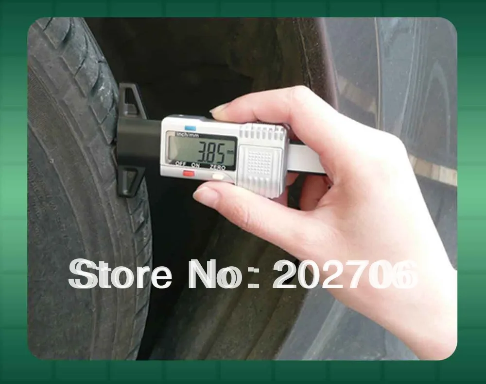 25mm Digital Tyre Tread Depth Gauge Digital thread depth gauge Break