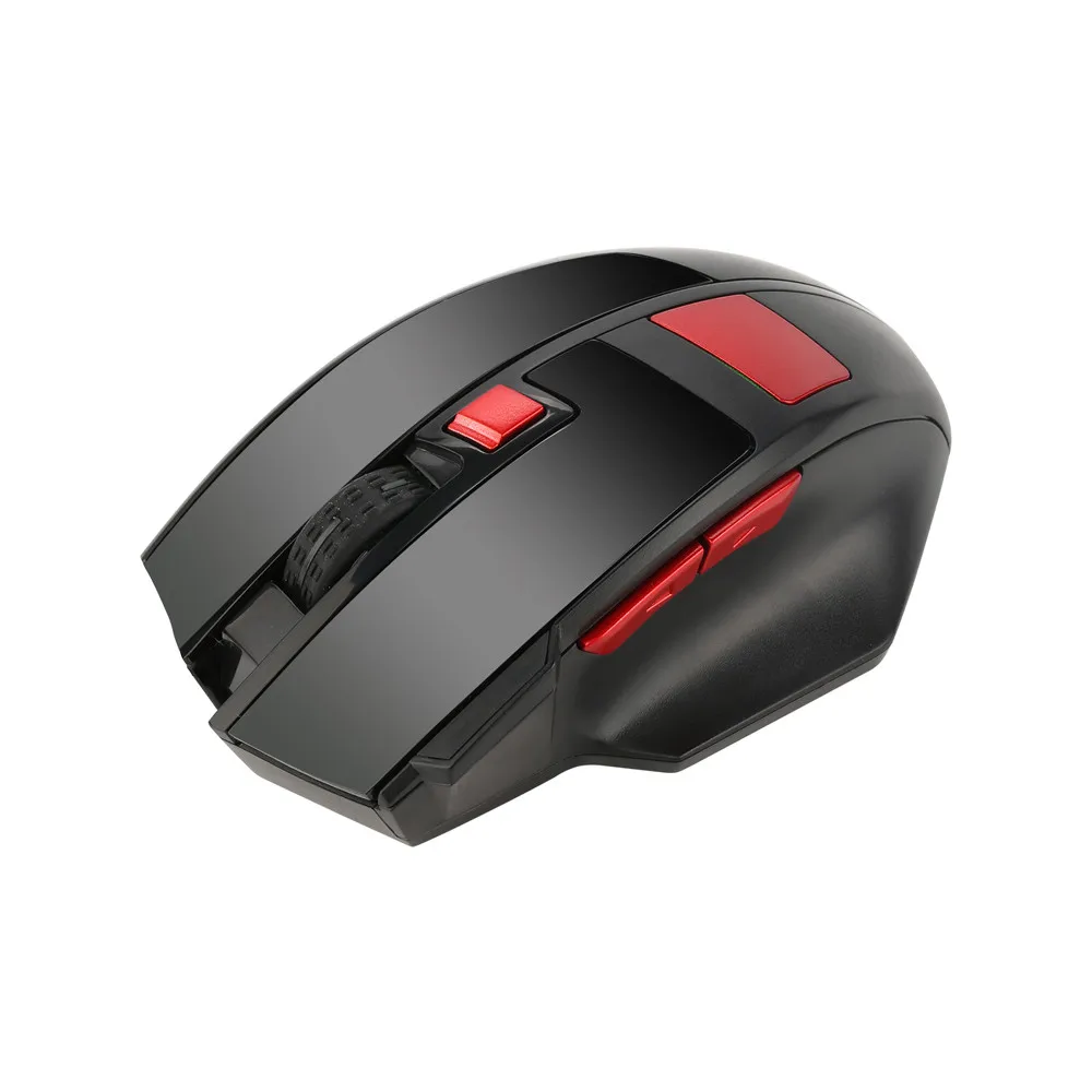 Rechargeable Wireless 1800DPI Gaming Mouse 2.4G Battery Gamer 6 Buttons Mice Pro