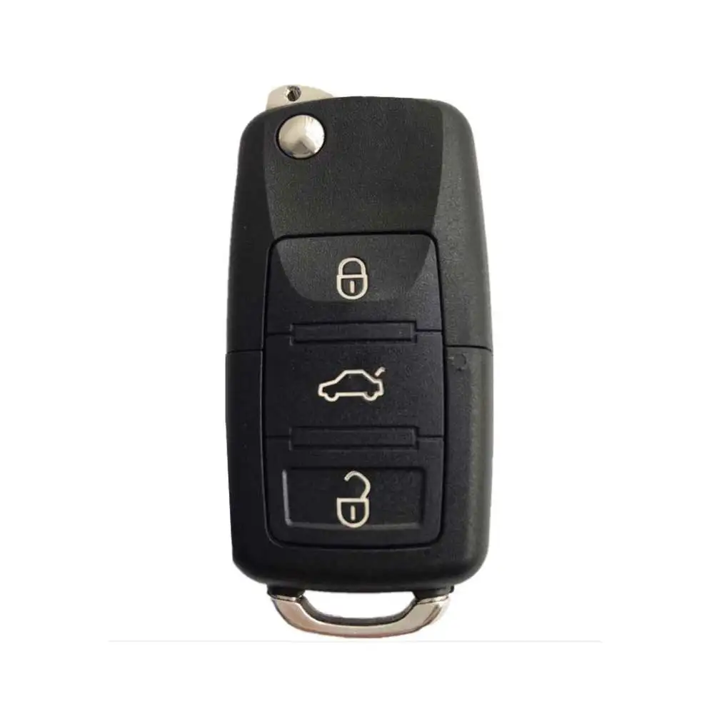 

For VW Volkswagen B5 No Blade 3 Buttons Remote Car Key Case Cover Shell Bag Holder Car Accessories