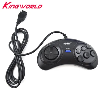 

2pcs 16 bit Classic Wired Game Controller for SEGA Genesis 6 Button Gamepad for SEGA Mega Drive Game Accessories