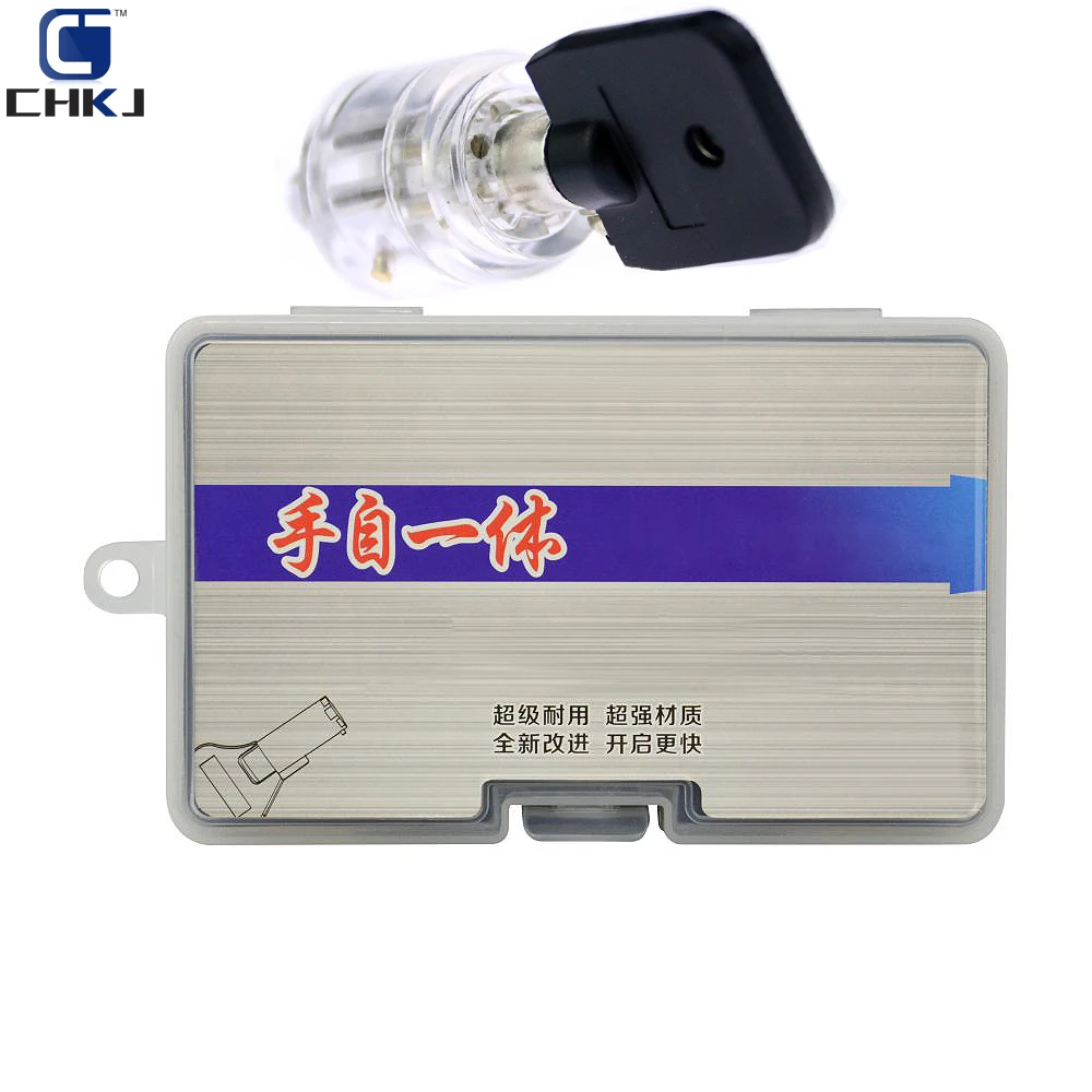 

CHKJ Professional Locksmith Tools 7 Pin Advanced 7.0mm 7.5mm 7.8mm Tubular Tool With Transparent Tubular Lock Free Shipping