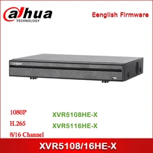 Dahua XVR5108HE-X XVR5116HE-X 8/16 канальный Penta-brid 1080P Мини 1U Цифровой видеорегистратор поддерживает HDCVI/AHD/TVI/CVBS/IP