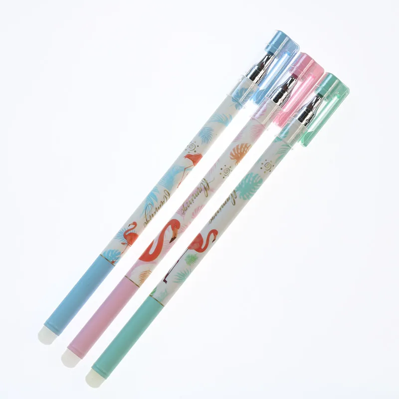 

3 Pieces High Quality Flamingo Gel Pen Beautiful School Writing Girl Gift Kawaii Gel Pen School Stationery Office Supplies Gifts