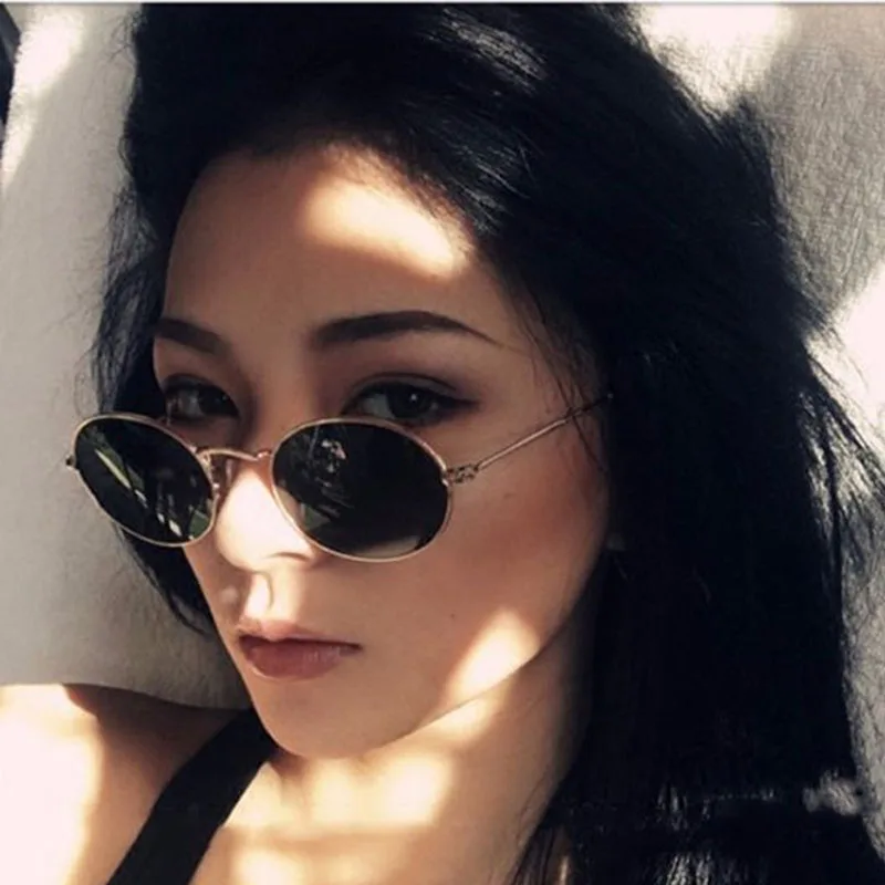 High Quality Vintage Oval Small Metal Frame Steampunk Sunglasses Men Eyewear Women New Fashion Sun Glasses Female Oculos De Sol High Quality Vintage Oval Small Metal Frame Steampunk Sunglasses Men Eyewear Women New Fashion Sun Glasses Female Oculos De Sol