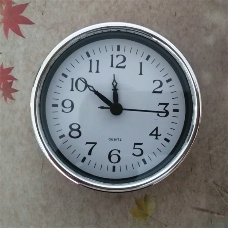 

5PCS Slivery Color 102mm Insert Clock Accessories DIY Quartz Clock Insert Built - in Clock Mechanism