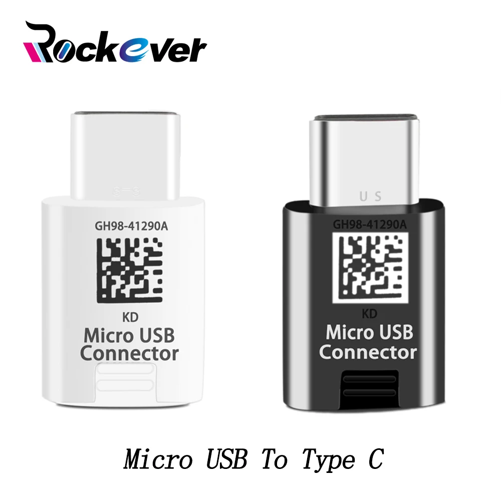 

Rockever Type C Adapter,Micro USB TO USB C Fast Charging Data Converter For Samsung Galaxy S8 Plus/Note 8 Original XIAOMI A1 5 6