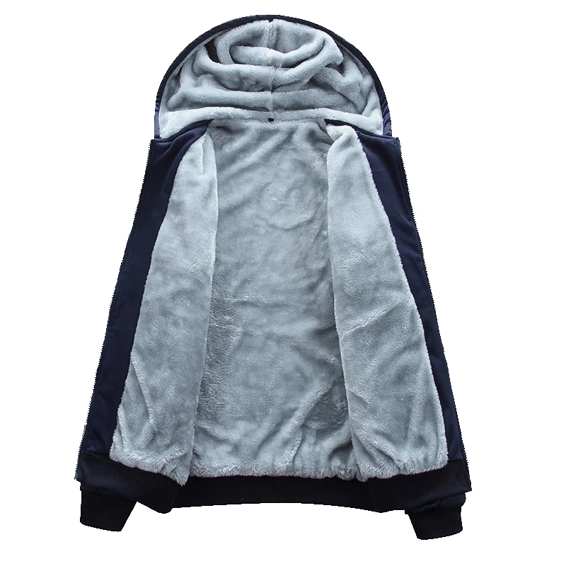 Xijun 2PCS Fashion Brand-Clothing Sweatshirt Men Tracksuit Men Set hoodies and pants men Winter Fleece Thick Hooded Clothes me