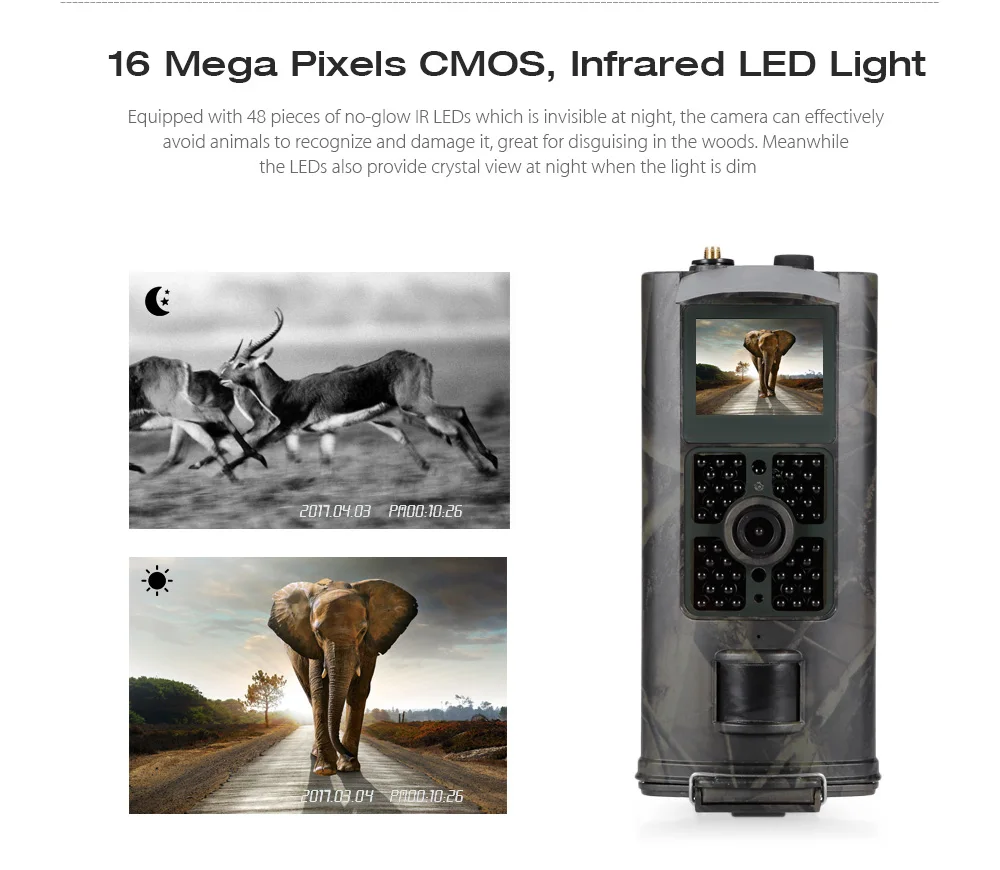 Suntekcam HC700G Hunting Camera 3G GPRS MMS SMTP SMS EMAIL 16MP 1080P 120 Degrees PIR 940NM Infrared Wildlife Trail Cameras Trap (14)