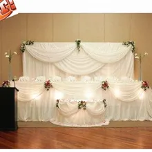 3x3 м Высокое качество ice silk(искусственное волокно задний фон для свадебной и подарочные украшения для вечеринки