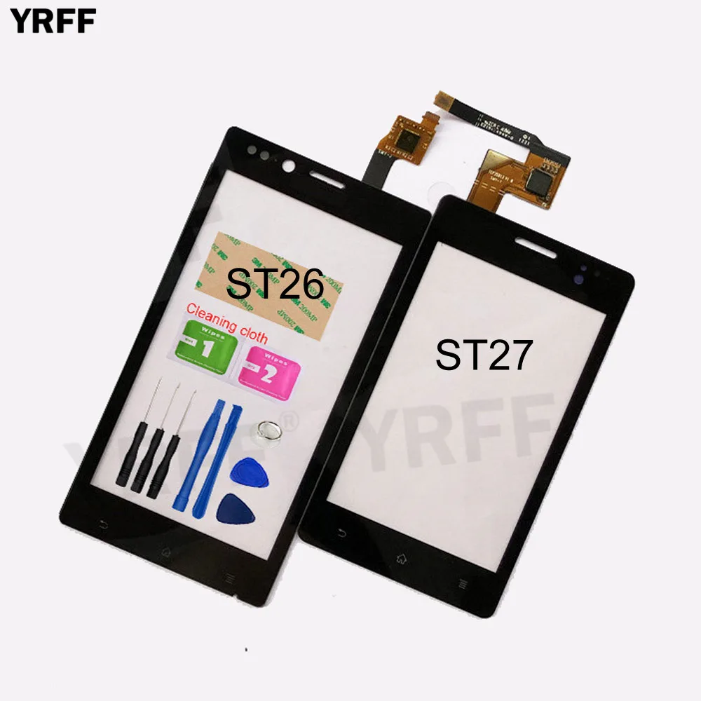 Сенсорный экран для Sony Xperia J ST26i ST26 дигитайзер сенсорного экрана Go ST27i ST27 сенсорная