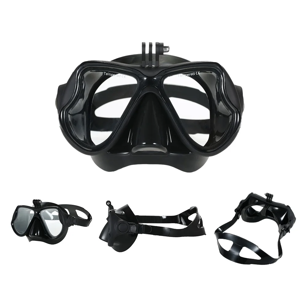 Подводное плавание комбо набор противотуманная маска для глаз трубка ласты для плавания Дайвинг путешествия маска для сноркелинга с Сумка для снаряжения