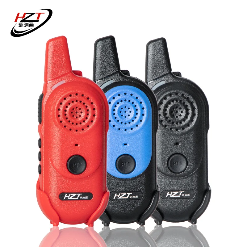 

2PCS Walkie-Talkie 5W Anti-Drop High-Power FM Mini Light Thin Shopping Mall Outdoor Self-Driving Tour USB Charge Rechargeable
