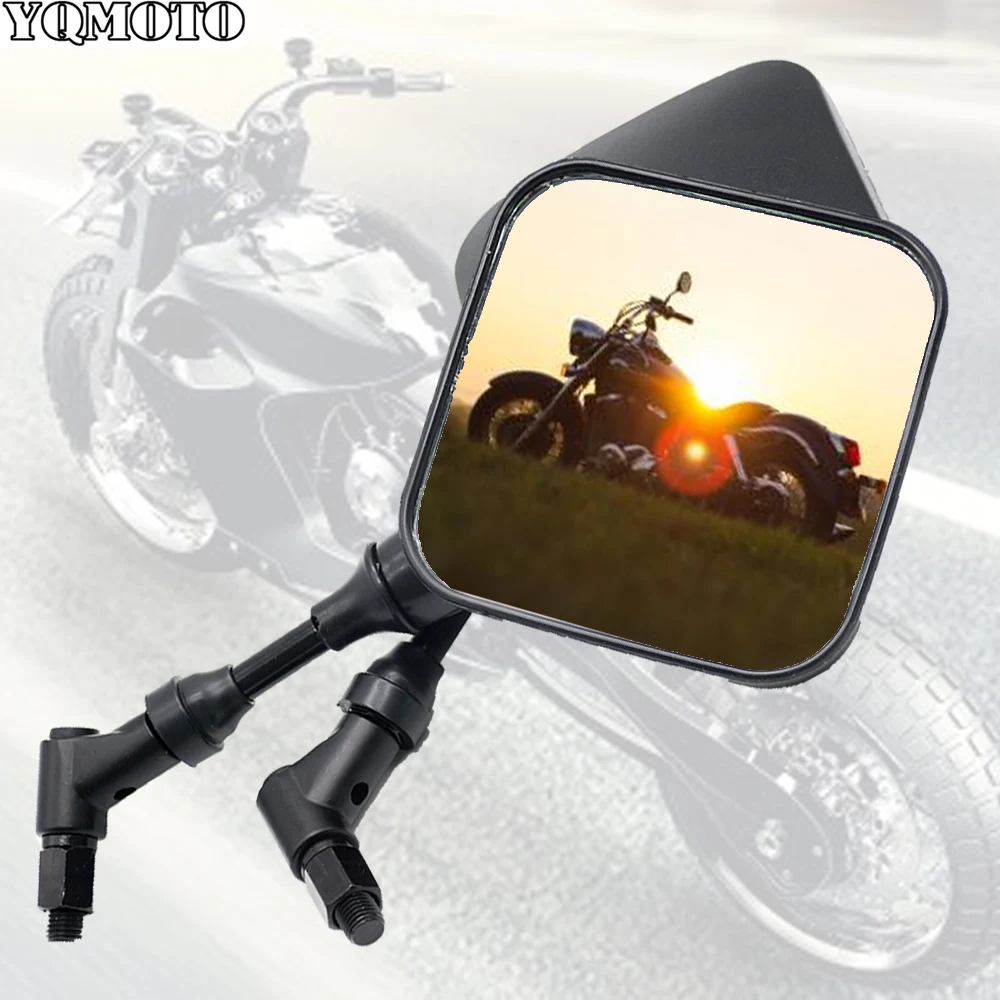 

Universal Motorcycle Rear View Mirror Moto accessories scooter Side Mirrors for Kawasaki Z700 Z 900 ninja Suzuki GSX R 600 SV650