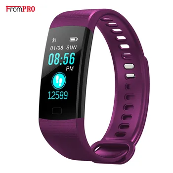 

Smart Bracelet Y5 Color Screen Man Bluetooth Wristwatch Women Sport Fitness Track Pedometer Hear Rate Blood Pressure Monitor