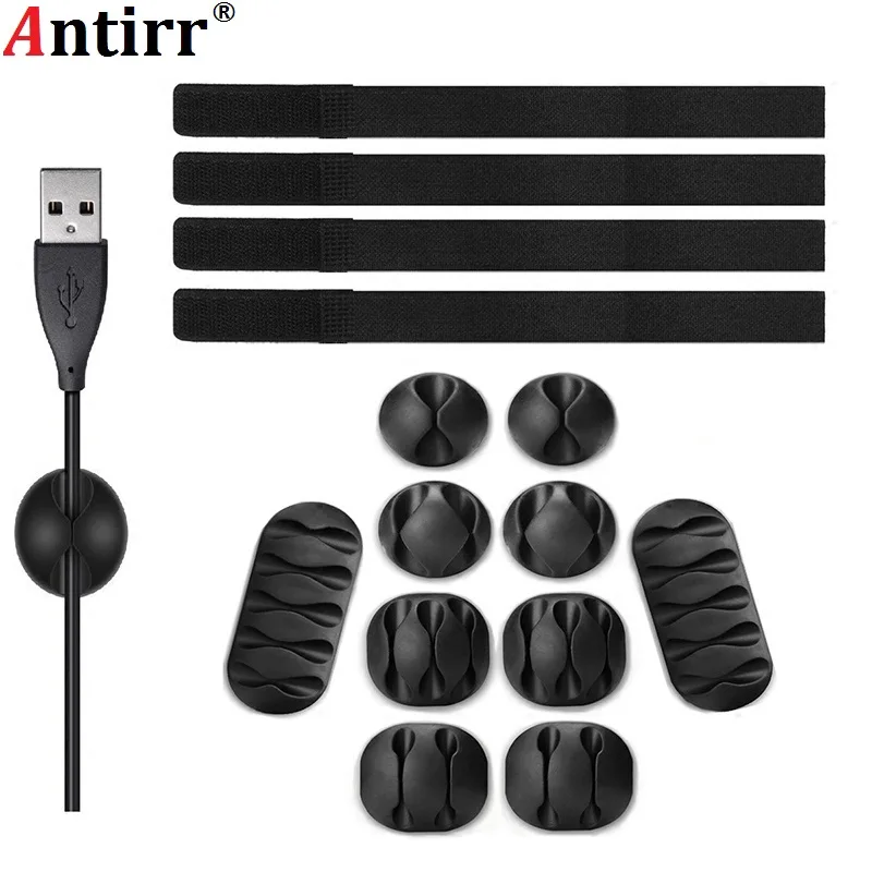 

60 Pack Multipurpose Cable Clips Holders for Organizing Cable Cords Home and Office, Self Adhesive Cord Holders