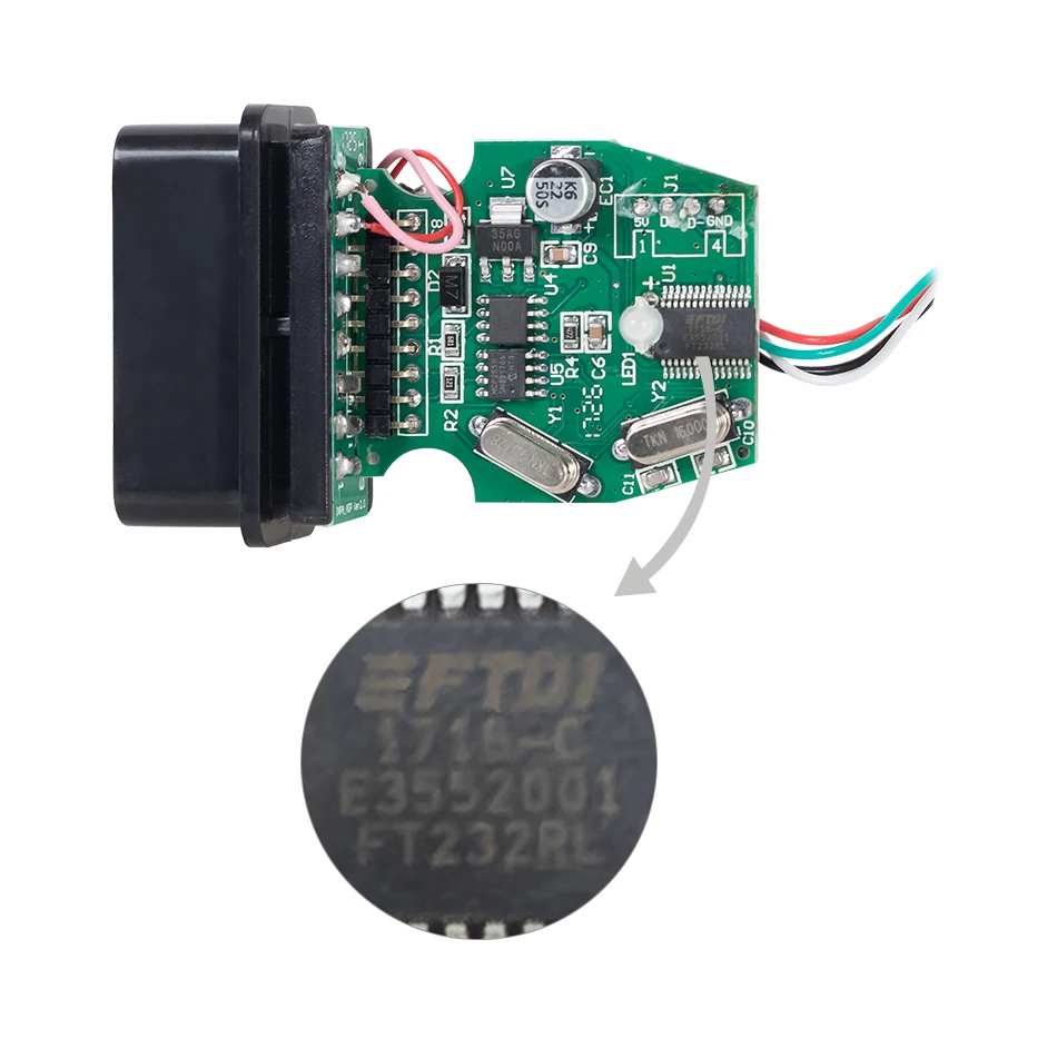 Кабель INPA для BMVV K + CAN с чипом FT232RL интерфейс USB DCAN Полная диагностика кабель 1998 по