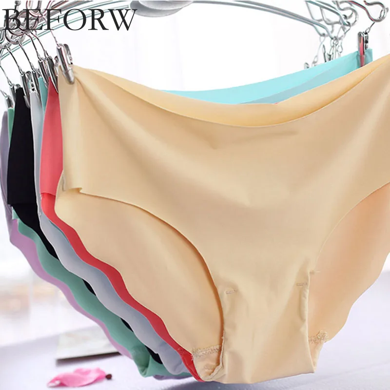 

BEFORW Low Rise Sexy Panty Seamless High Quality Comfortable Underpants for Women Briefs Size M L Underwear Women Panties