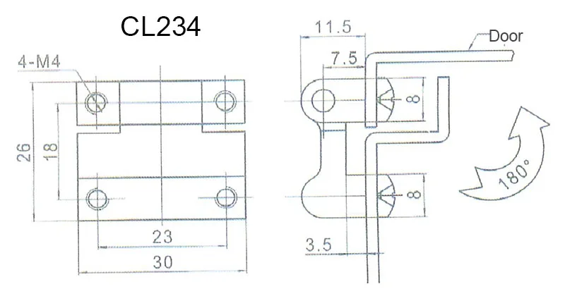 CL234 SIZE