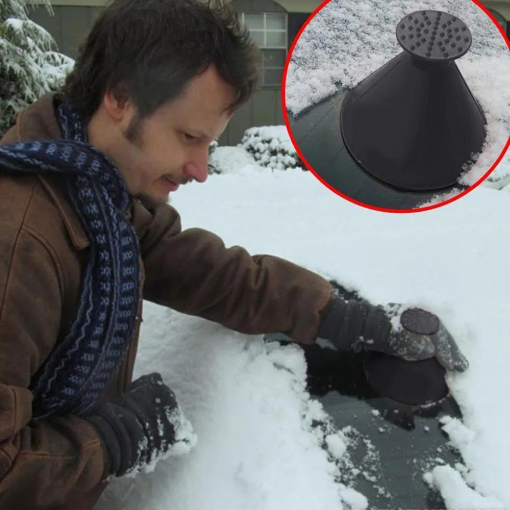 

Winter shovel snow cone windshield ice scraper snow shovel tool does not hurt glass window home Window Cleanup cleaning tool