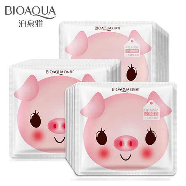 BIOAOUA Skin Care Hydrolysis Placenta (pigs) Yogurt Mask Nourishing Face Care Moisturizing Mask