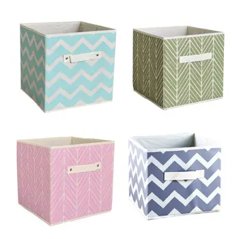 

OOTDTY 1PC Non-Woven Fabric Foldable Storage Bag Closet Organizer Quilt Clothes Box Children Toy Pouches Laundry Baskets
