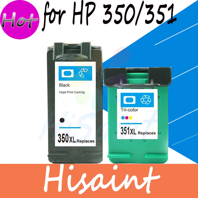 

For HP 350 351 Ink Cartridge 350 351 XL For HP Deskjet D4200 D4260 Photosmart C4200 C4210 C5200 OFFICEJET J5730 printer inkjet