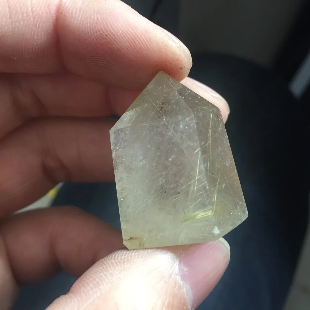 Рекламная акция на годовщину 2019 HD359 (21 г) натуральный кристалл Rutilated Quartz Healing Wicca