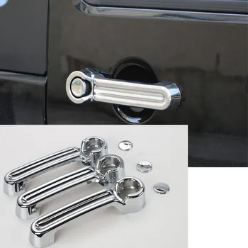 

For Jeep Wrangler 2007-17 2 DOORS Car Styling ABS Exterior Outer Door Handle Catch Decorative Trim Cover Sticker