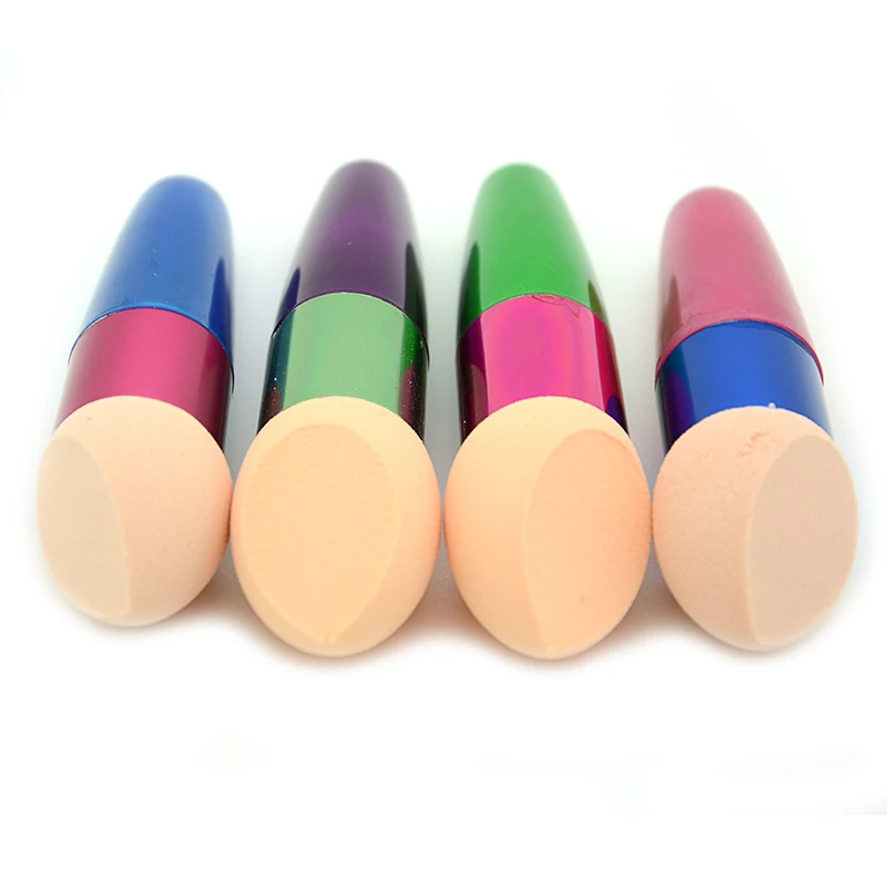  2015 New 4pcs/lot Foundation Sponge Blender Blending Cosmetic Puff Flawless Powder Sponge Smooth Water Puff Beauty Makeup Tools 