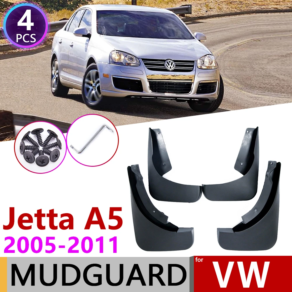 Guardabarros para Volkswagen VW Jetta A5 MK5 2005 ~ 2011 1K guardabarros coche guardabarros para guardabarros, accesorios 2006 2008 2009|Guardabarros| - AliExpress