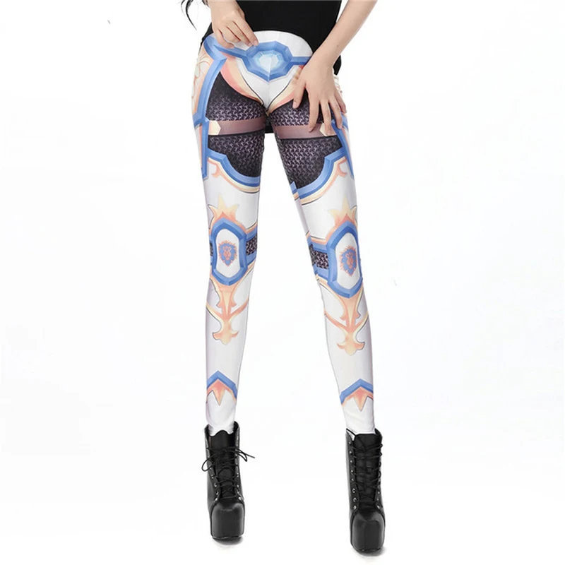 Wow de THE HORDE Leggins Impreso Mujer Legging Pantalón L0303