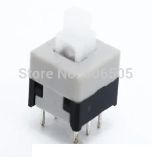 

Free shipping 8.5x8.5mm 6 pins without-locking Switch 100pcs/lot
