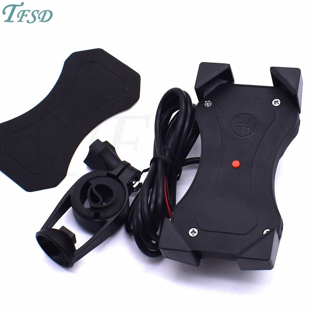 

Bike Motorcycle GPS USB cell Phone Holder 360 Rotatable Handlebar Rearview Mirror Mobile firmly shockproof for Yamaha FZ6R