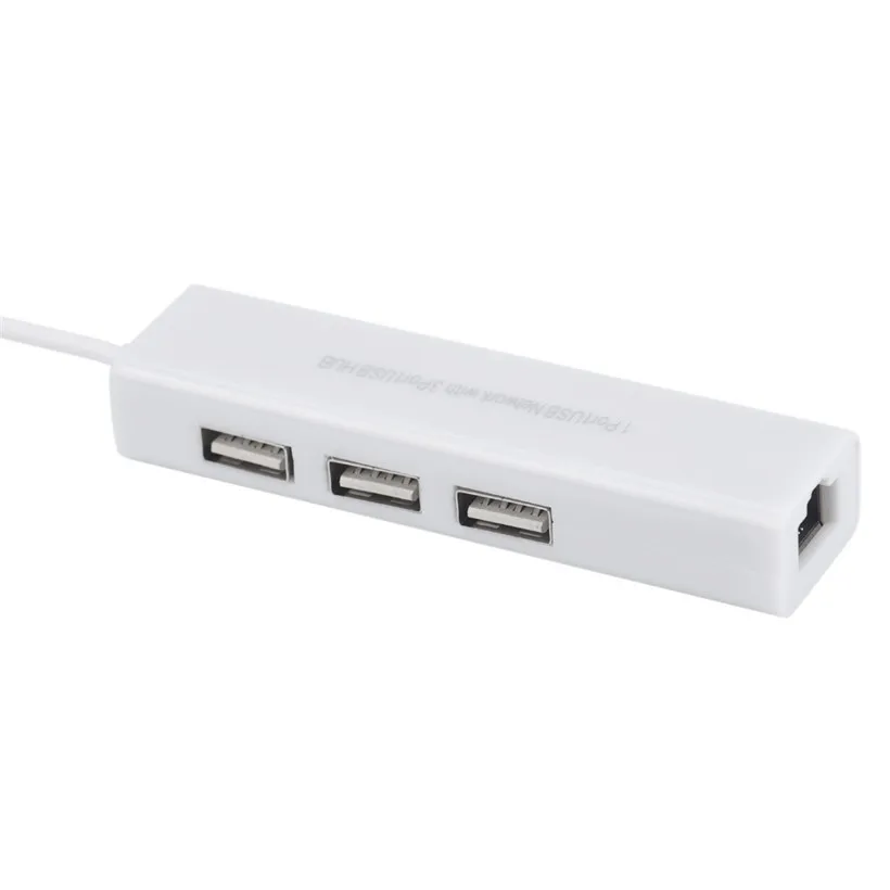 Micro USB к сети LAN Ethernet RJ45 адаптер с 3 портами USB 2,0 концентратор адаптер Прямая 0925
