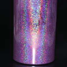 Сверхтонкие 004(0,1 мм) радужные зеркальные розовые лазерные голографические блёстки для ногтей, пудра, идеальные сверкающие голографические ногти, пигмент, пыль