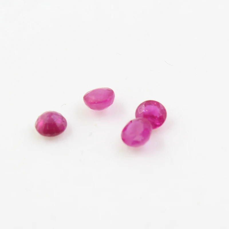 3 mm natural ruby loose gemstone for jewelry DIY 100% real natural Africa ruby loose stone jewelry DIY