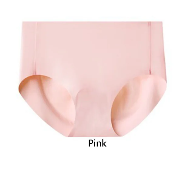 PINK-3PCS 3 шт. антибактериальные дышащие трусы, высокая эластичность, красивый персик, на бедрах, цельное женское нижнее белье без следа - Цвет: PINK-3PCS