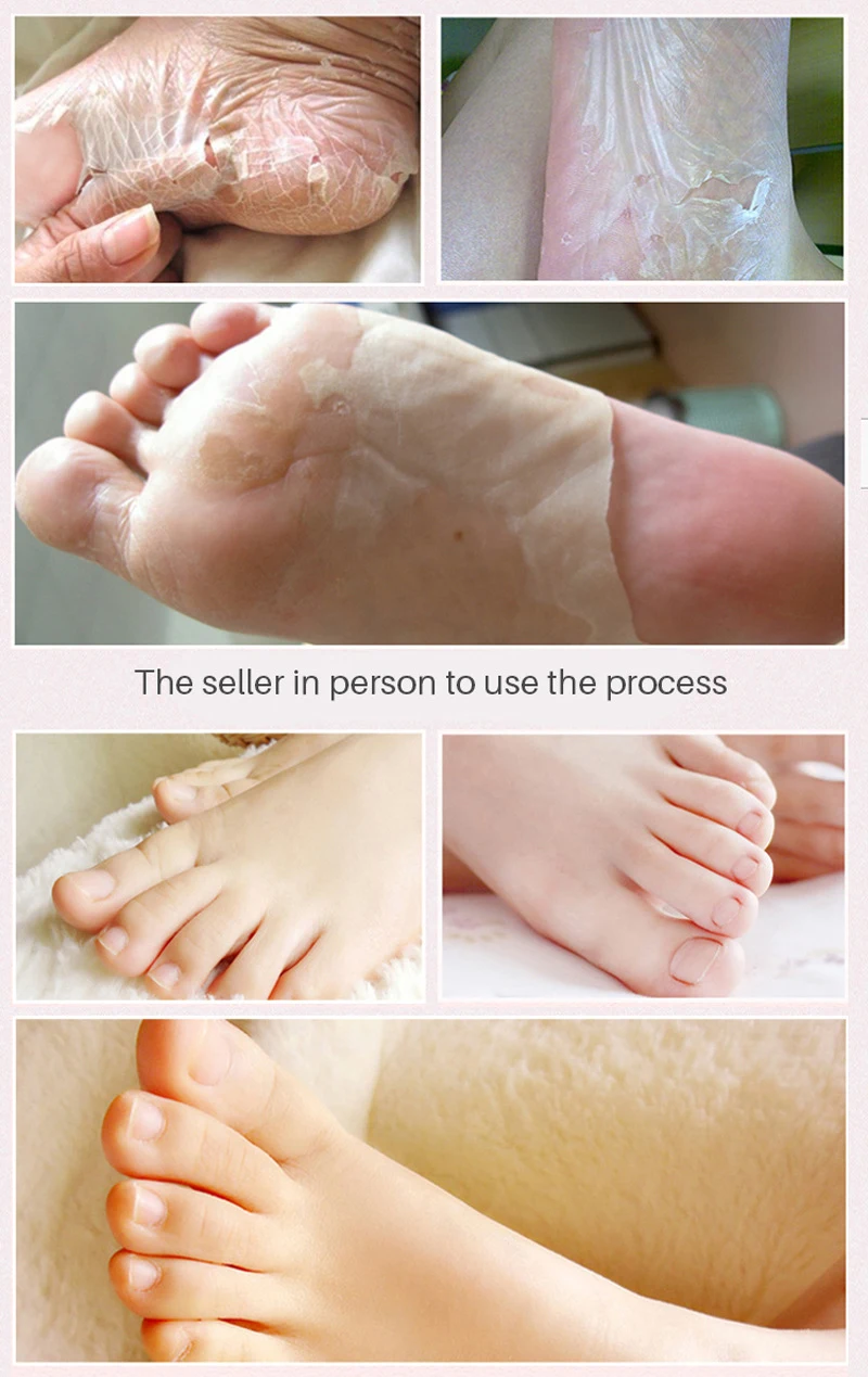 Efero детская маска для ног Эффективная маска для ног отшелушивающая маска для ног носки Уход за кожей ног Педикюр пилинг для удаления омертвевшей кожи TSLM1