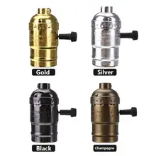 Классический ретро алюминиевый держатель лампы промышленная лампа круглые светодиодные лампы E26/E27