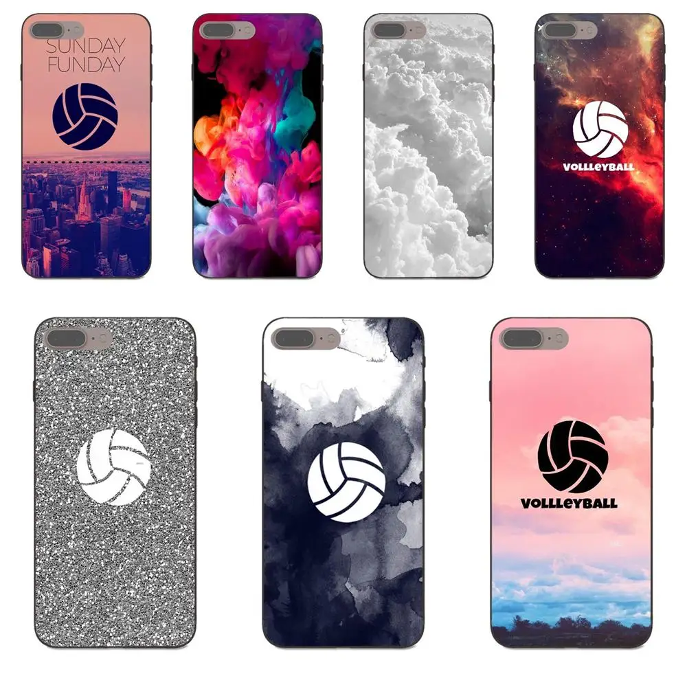 

For Galaxy C5 C7 J1 J2 J3 J330 J5 J6 J7 J730 2017 Ace Core Duo Max Mini Plus Prime Pro Cases Sunset Glow Play Volleyball Print