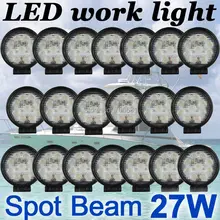 Tkeapl THTMH 24X27 Вт круглый светодиодный рабочий светильник точечный луч грузовик прицеп внедорожный морской внедорожник