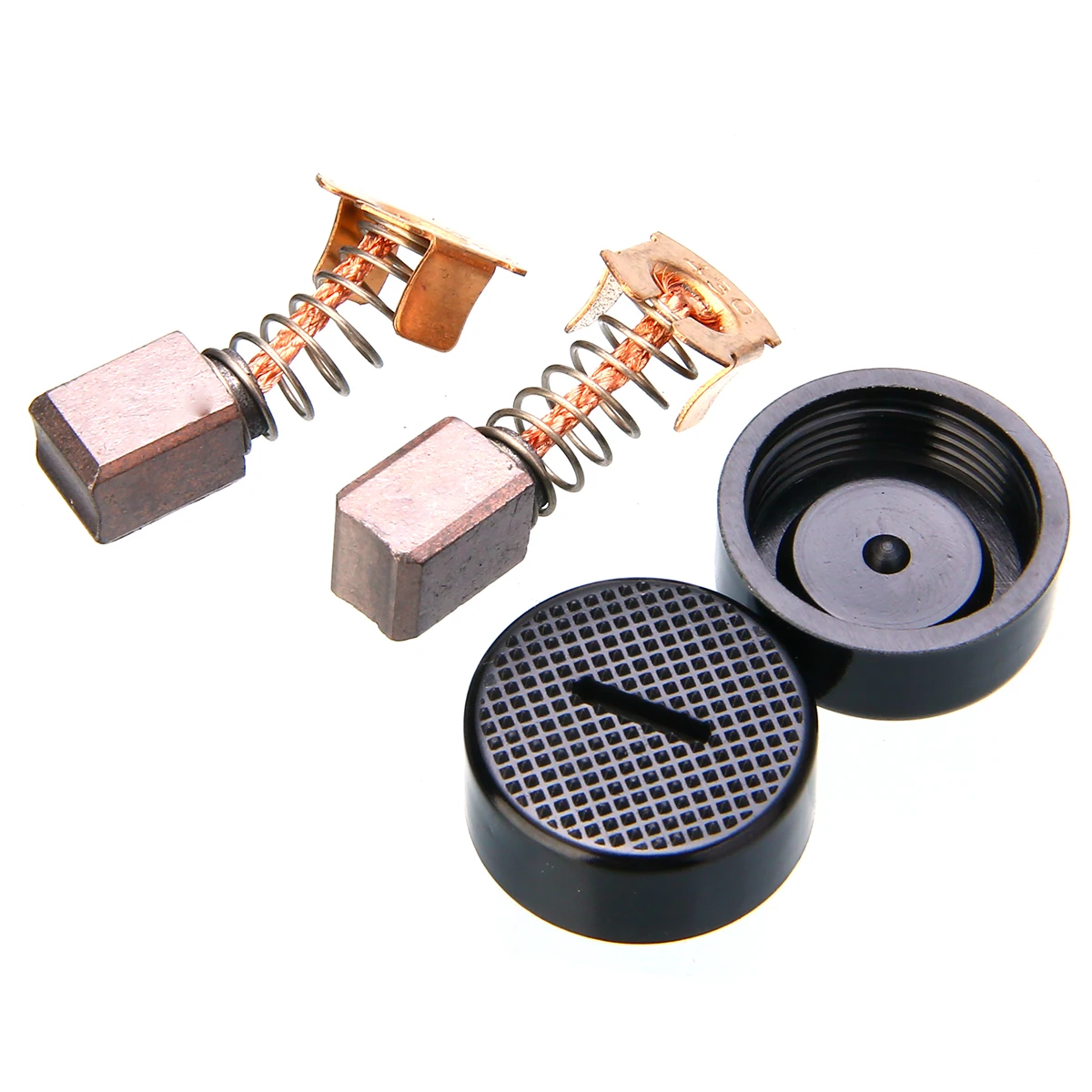 1 Pair Carbon Brushes Replacement Hand Tool for BGA450 BGA452 DGA452 GA400 BGA402 Electric Motor With Carbon Brush Caps