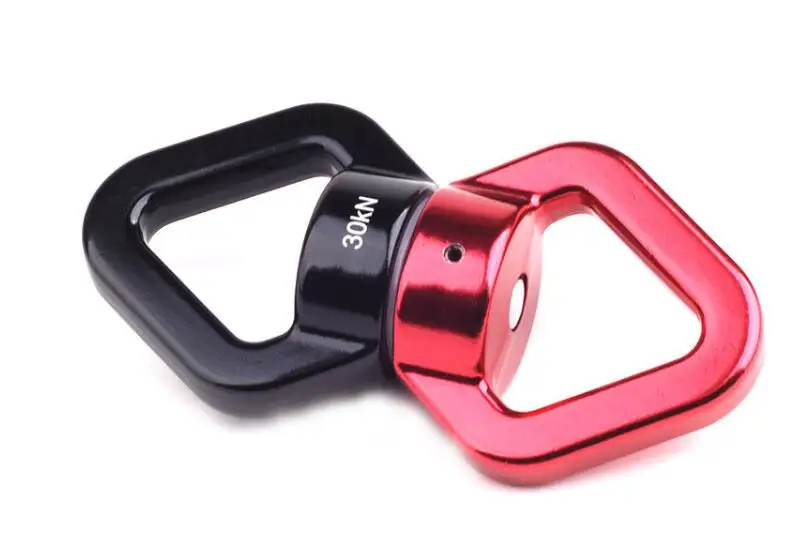 

10 PCS 30kN Rope Swivel Connector Full Bearings 360 Degree Rotational Rescue Climbing