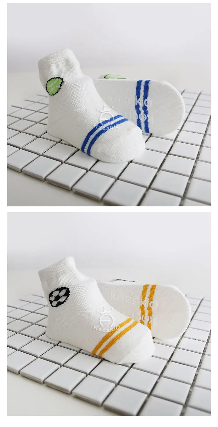 Kacakid/хлопковые носки для новорожденных; весенние детские спортивные носки; детские носки для мальчиков; 5 пар/лот