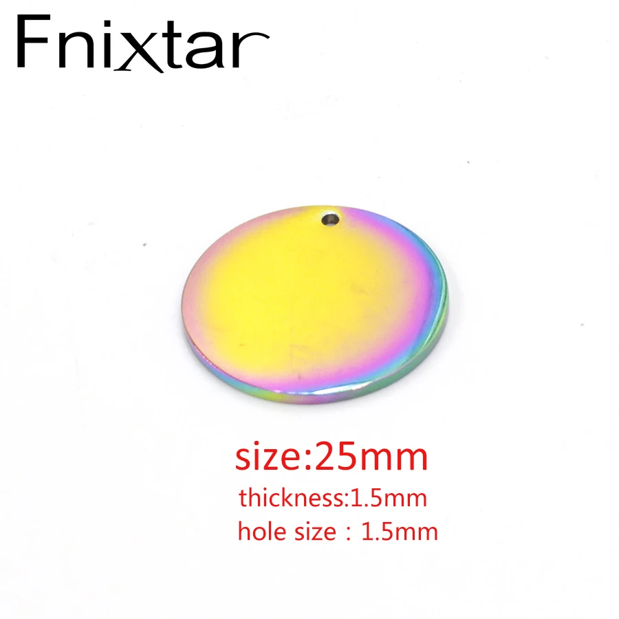 5mm Rainbow Metal Punch Design Jewelry Stamp